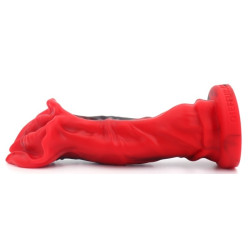 MONSTERED Gode Bud Alien 16 x 5.5cm Rouge